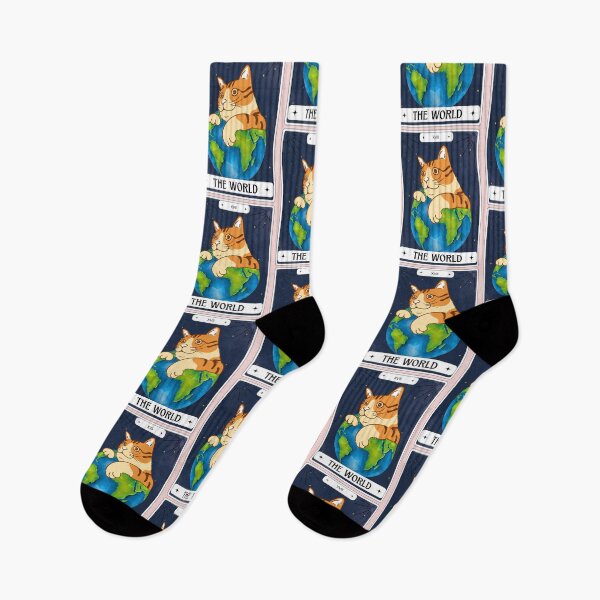 Item preview, Tarot Card Tiger Cat The World designed and sold by BettySpicer.