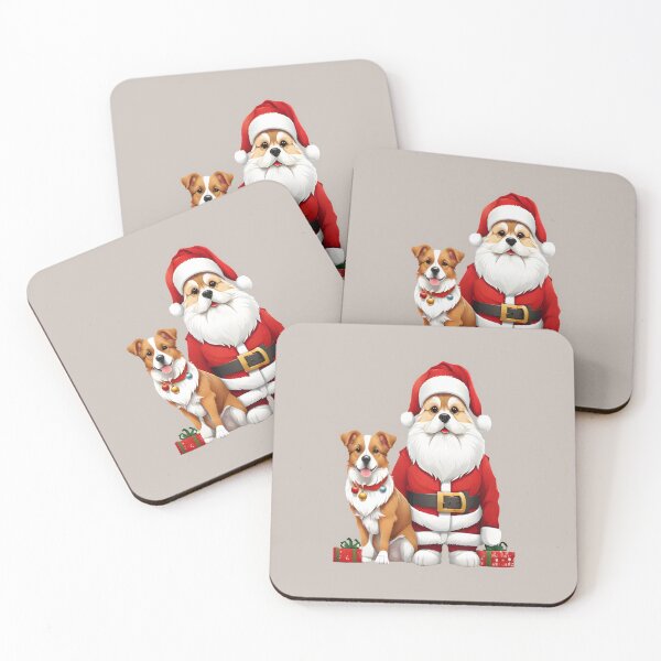 Item preview, Christmas Santa Dogs designed and sold by Creative.Shop.
