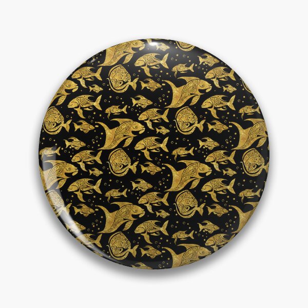 Item preview, Golden Sea Life creatures #5 designed and sold by Aeterna Prints.