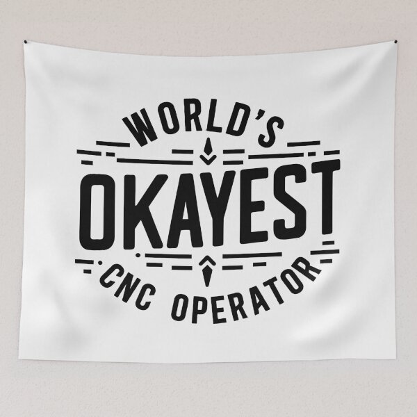 Item preview, World's Okayest CNC Operator designed and sold by TeesYouWant.