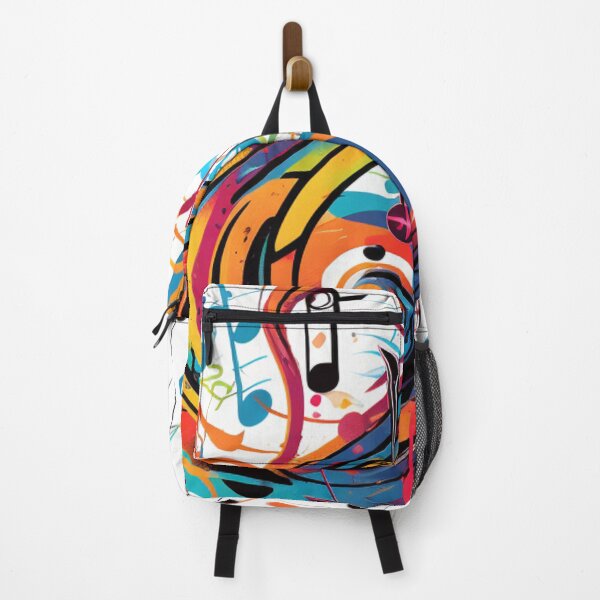 Item preview, Colorful musical note print designed and sold by dcrc.