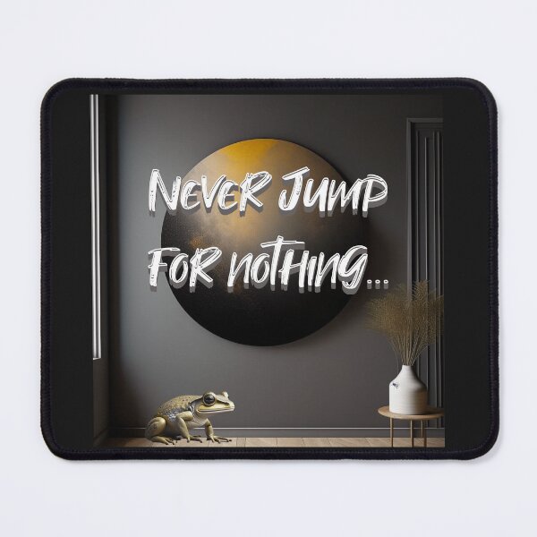 Item preview, Never jump for nothing... designed and sold by AtelierFafard.
