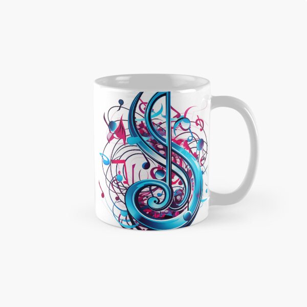 Item preview, colorful musical note print designed and sold by dcrc.