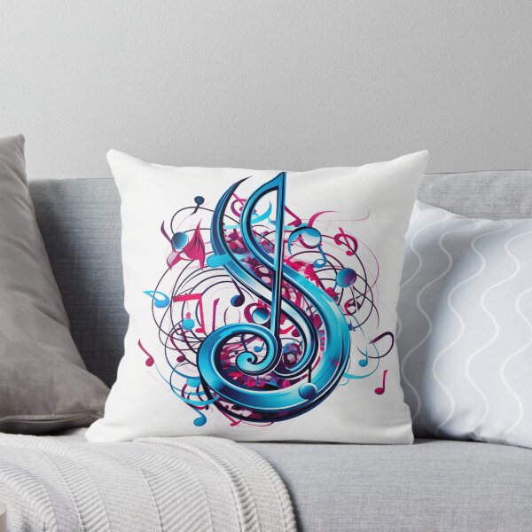 Item preview, colorful musical note print designed and sold by dcrc.