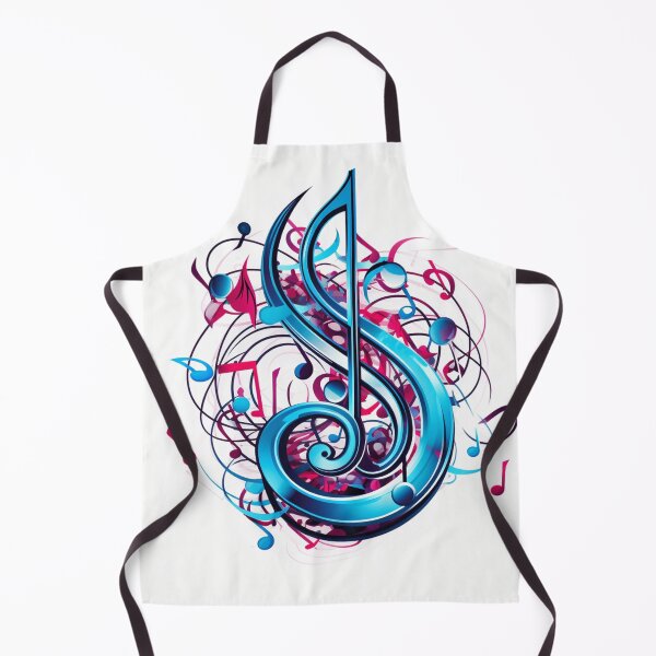Item preview, colorful musical note print designed and sold by dcrc.