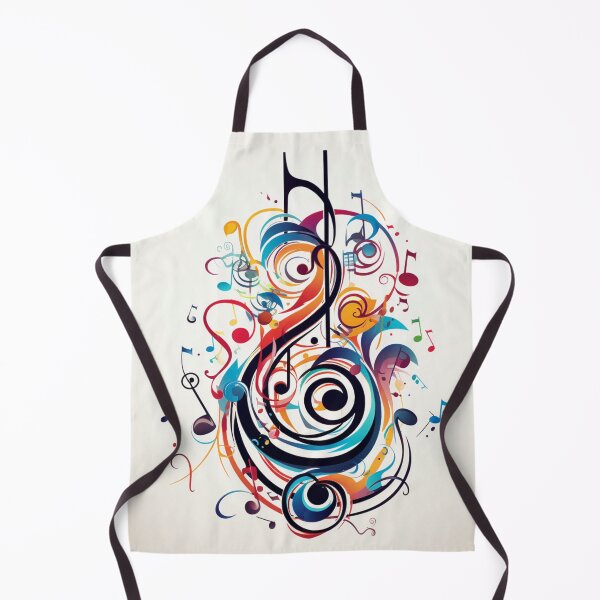 Item preview, colorful musical note print designed and sold by dcrc.