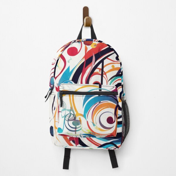 Item preview, colorful musical note print designed and sold by dcrc.