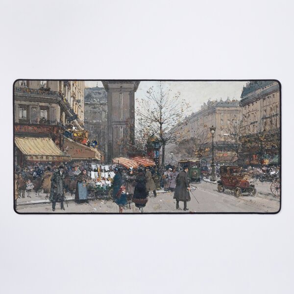 Item preview, Porte St Denis, Paris (20th century) - Eugène Galien Laloue designed and sold by SALON DES ARTS.