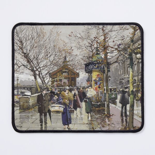 Item preview, The Louvre and the Seine (20th century) - Eugène Galien Laloue designed and sold by SALON DES ARTS.