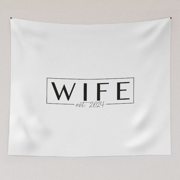 Item preview, Wife est 2024 Matching Couple designed and sold by NessiCreates.