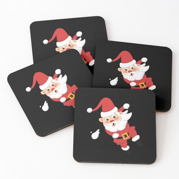 Item preview,  Santa Claus snowball fight winter Christmas designed and sold by StairheadStore.