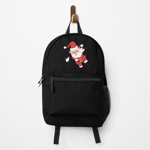 Vista previa del artículo con la obra « Santa Claus pelea de bolas de nieve invierno Navidad», diseñado y vendido por StairheadStore.