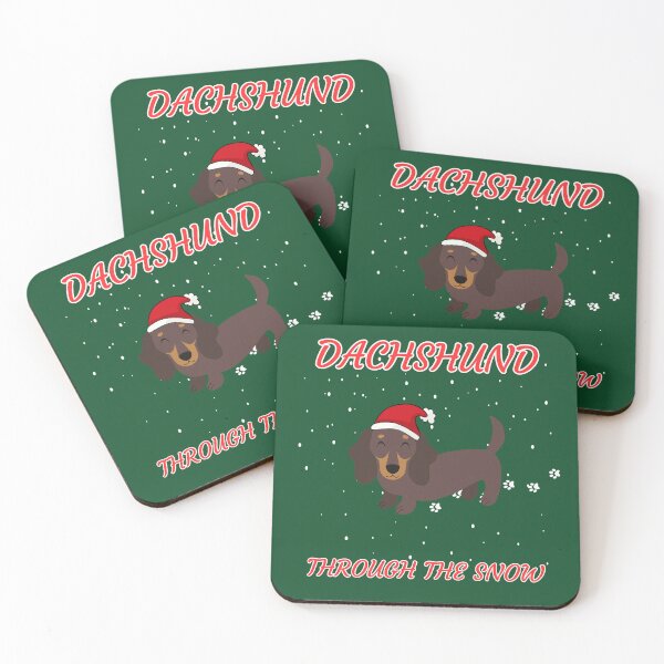 Item preview, dachshund through the snow designed and sold by LisaMichelleArt.