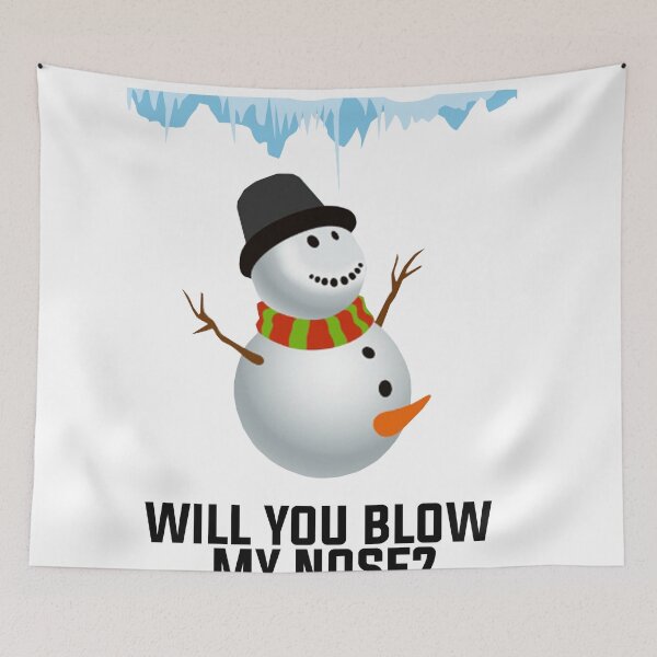 Item preview, Funny Rude Christmas Card - Will you blow my nose designed and sold by POPCulturejb.
