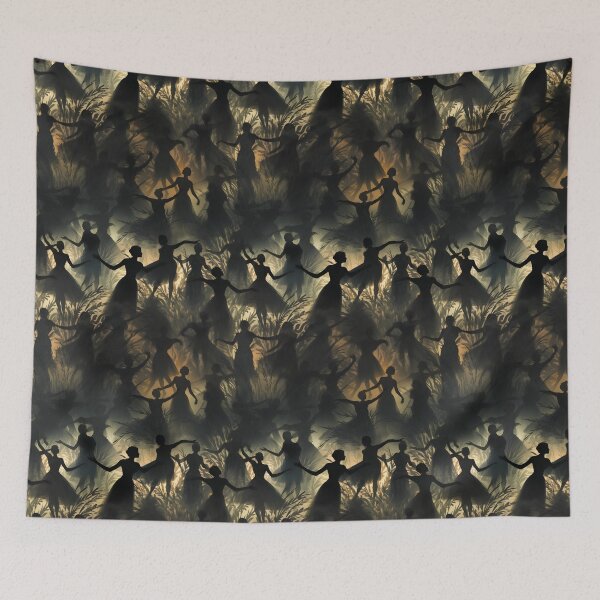 Item preview, Chiaroscuro Ballet: Dusk-Captured Silhouettes and Ethereal Shadows designed and sold by polonuim210.
