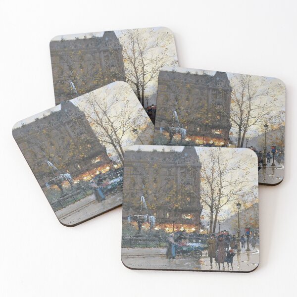 Item preview, Corner at Montmartre, Paris (20th century) - Eugène Galien Laloue designed and sold by SALON DES ARTS.