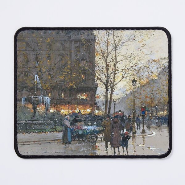 Item preview, Corner at Montmartre, Paris (20th century) - Eugène Galien Laloue designed and sold by SALON DES ARTS.
