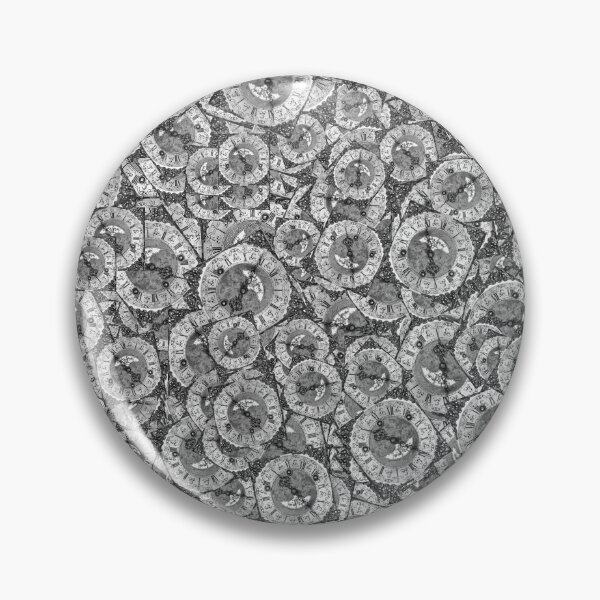Item preview, Vintage Clock Motif Pattern designed and sold by DFLC Prints.