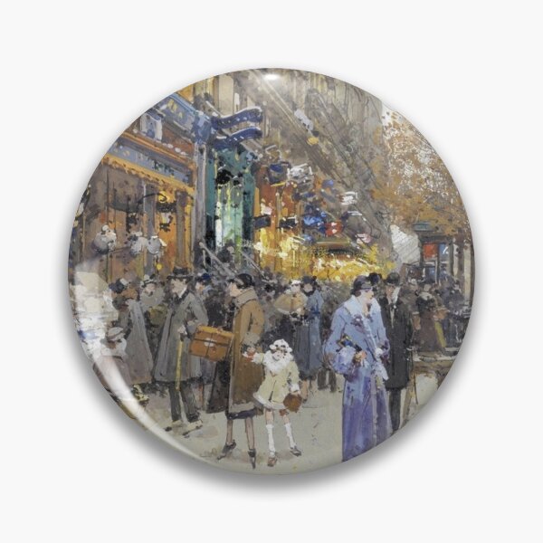 Item preview, Parisian Street Scene (20th century) - Eugène Galien Laloue designed and sold by SALON DES ARTS.