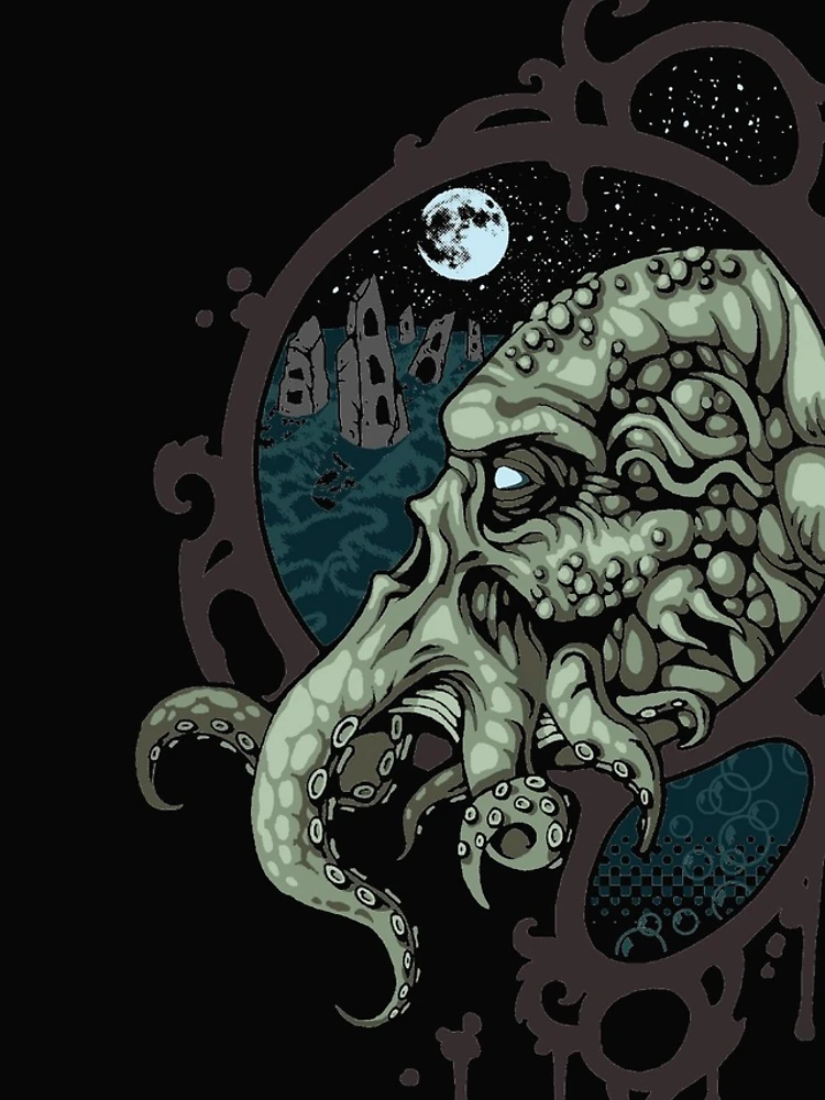 Thumbnail 4 of 4, iPhone Case, Cthulhu Rises! designed and sold by saintdevil.