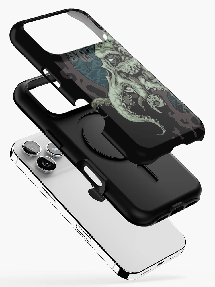 Thumbnail 2 of 4, iPhone Case, Cthulhu Rises! designed and sold by saintdevil.