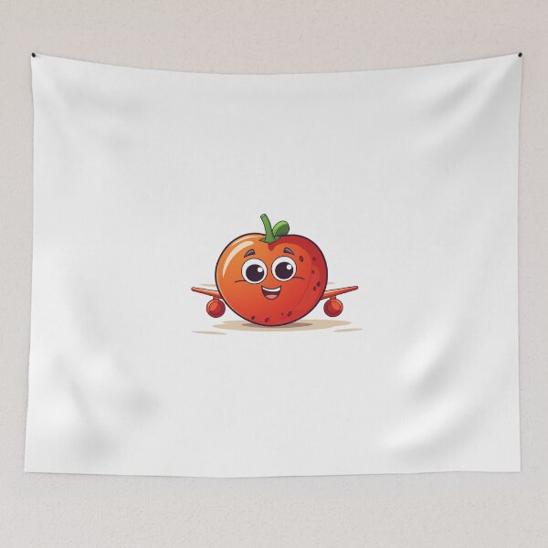 Item preview, Tomato is floating among the clouds by plane designed and sold by omerfdln34.
