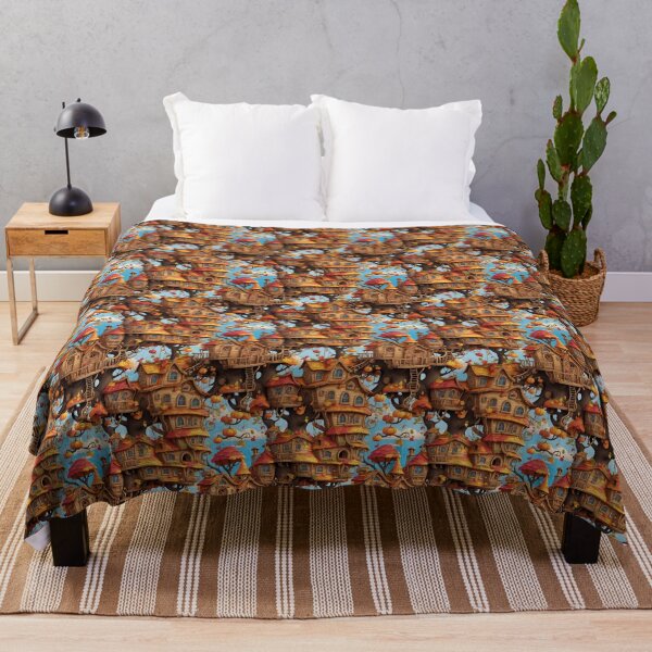 Item preview, FALL TREEHOUSES IN CARTOON STYLE designed and sold by NAG5089A.