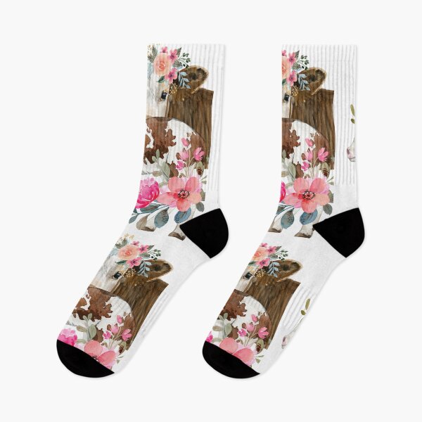 Item preview, Sabrina Farmer Art - Cow and Calf - Flowers designed and sold by sabrinart42.