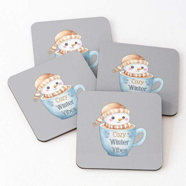 Item preview, Cute Cozy Winter Vibes Snowman designed and sold by HappyLifeCreate.