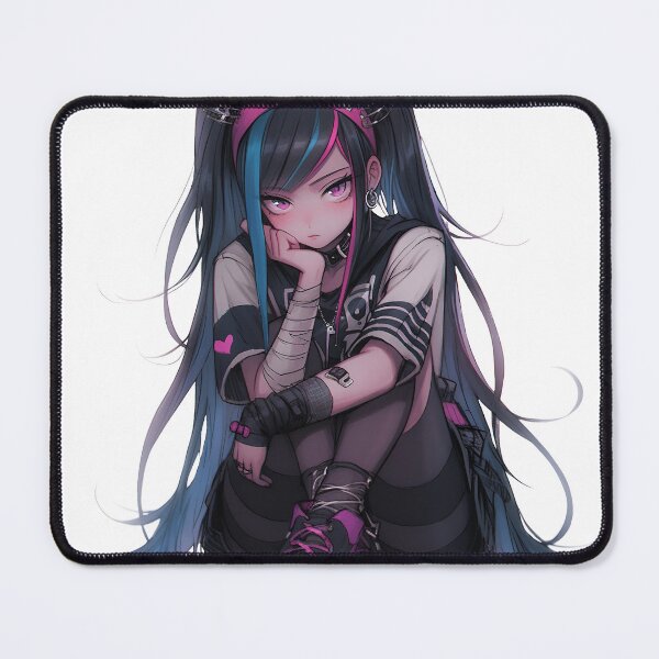 Item preview, Another Gothic lonely anime girl art designed and sold by TheArtistOf2022.