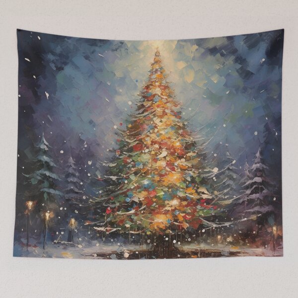Item preview, Impressionist Christmas Tree designed and sold by dcrc.
