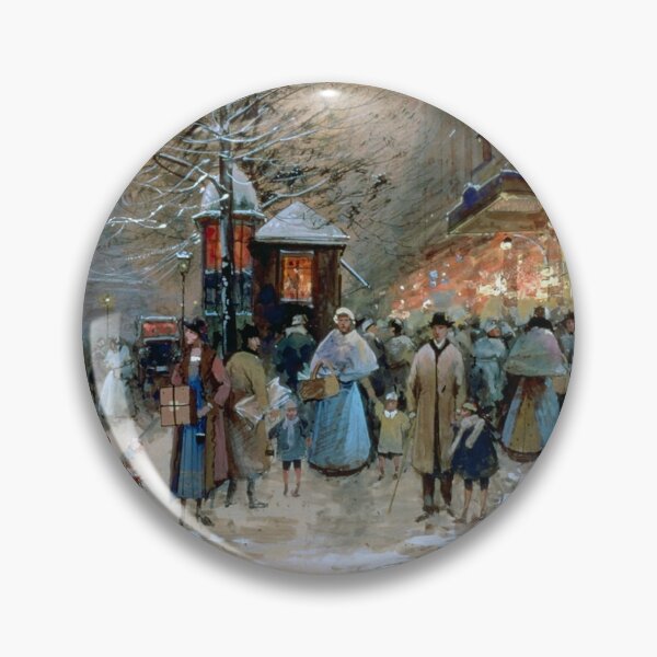 Item preview, A Busy Boulevard near the Place de la République, Paris (20th century) - Eugène Galien Laloue designed and sold by SALON DES ARTS.