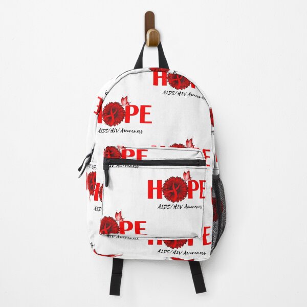 Item preview, Hope Red Butterfly Sunflower Ribbon HIV AIDS Awareness Day designed and sold by defabiosofxs.
