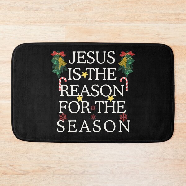 Item preview, Jesus is the reason for the season-christmas stickers designed and sold by Faithandpattern.