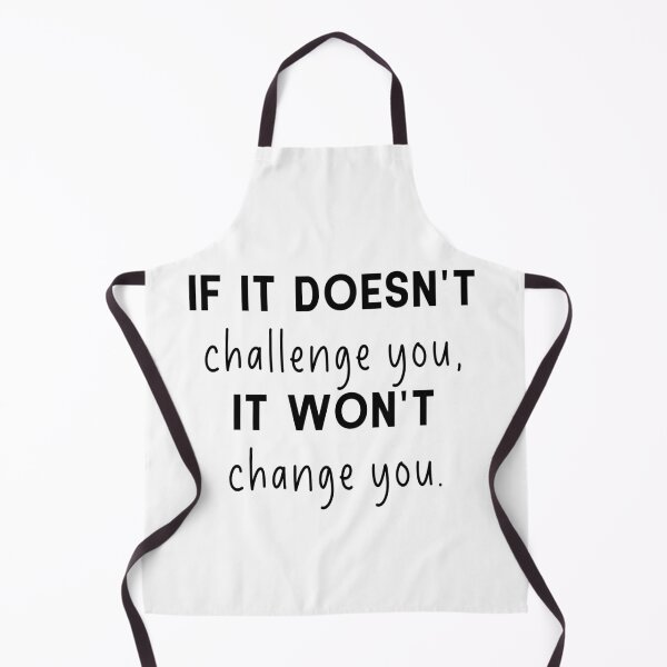 Item preview, If it doesn't challenge you it won't change you quote - gym rat saying fitness yoga work out motivational designed and sold by Jesticker.