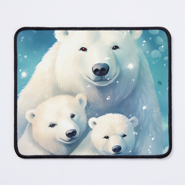 Item preview, Cute polar bear faily designed and sold by cute-animals99.