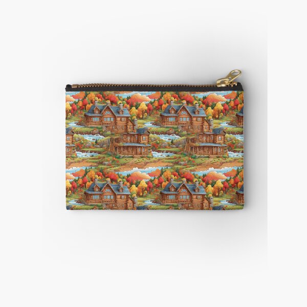 Item preview, CARTOON LOG CABIN -FALL THEMED designed and sold by NAG5089A.