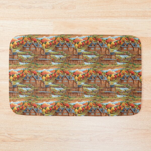 Item preview, CARTOON LOG CABIN -FALL THEMED designed and sold by NAG5089A.