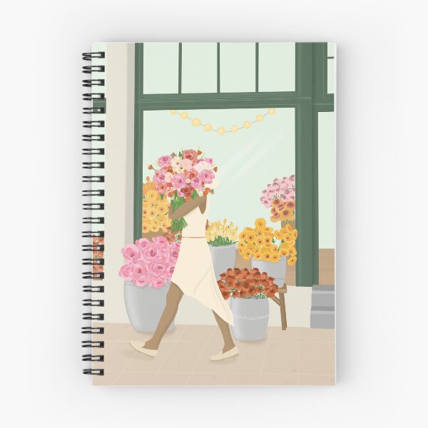 Aperçu de l'œuvre Femme, fleurs créée et vendue par CreativeElle.