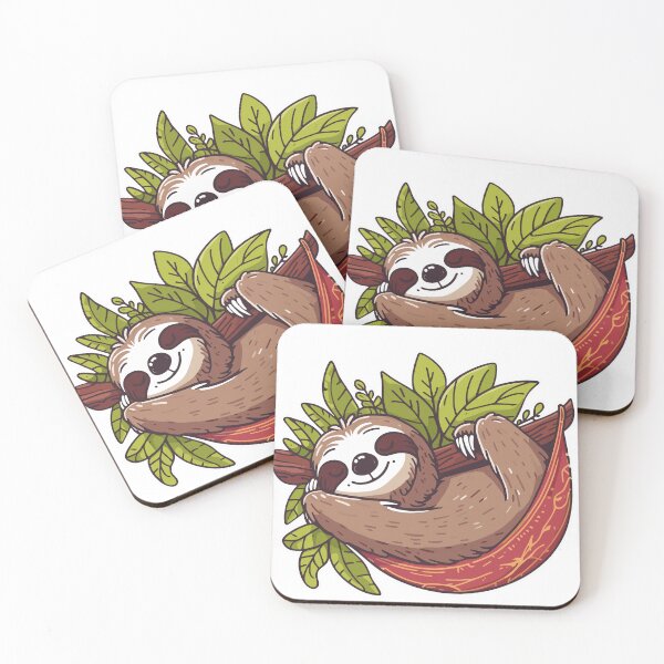 Item preview, Cute Sleeping Sloth designed and sold by Pattern-Parade.