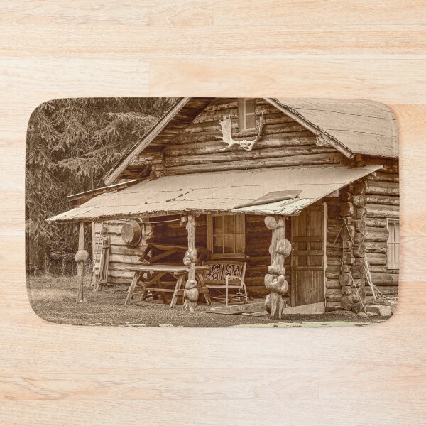 Item preview, Rustic Log Cabin Kenai Peninsula, Alaska designed and sold by AlsknMommaBear2.