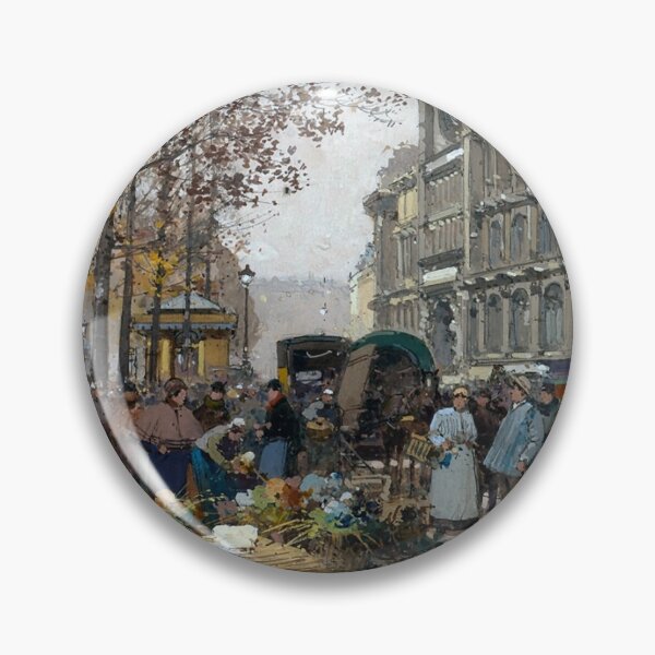 Item preview, Eglise Saint Eustache, Paris (20th century) - Eugène Galien Laloue designed and sold by SALON DES ARTS.