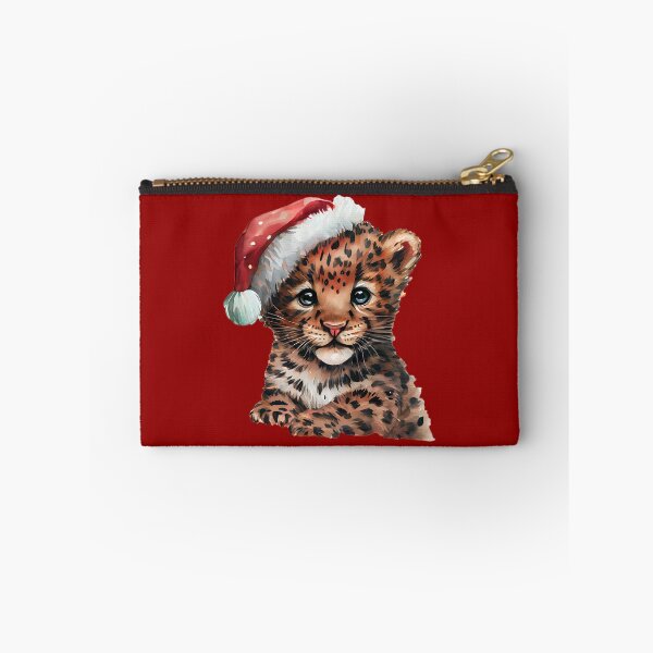 Item preview, Adorable Leopard Cub Wearing a Santa Hat  designed and sold by LionessLove.