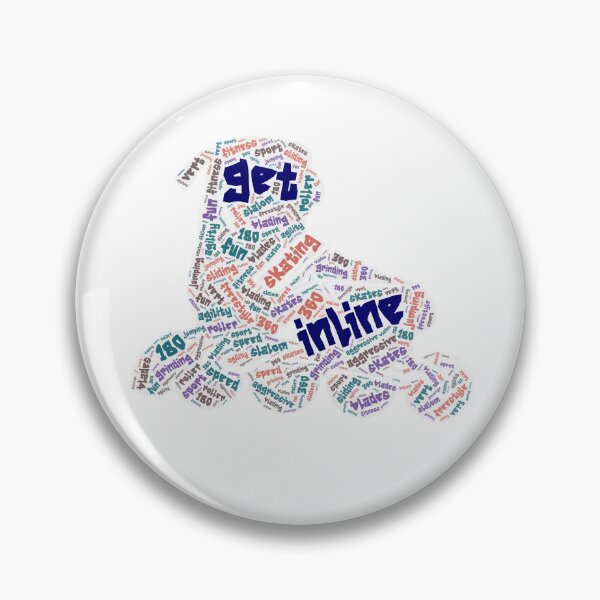 Item preview, Inline Skating Wordcloud for Lighter Backgrounds designed and sold by WordsYouLove.