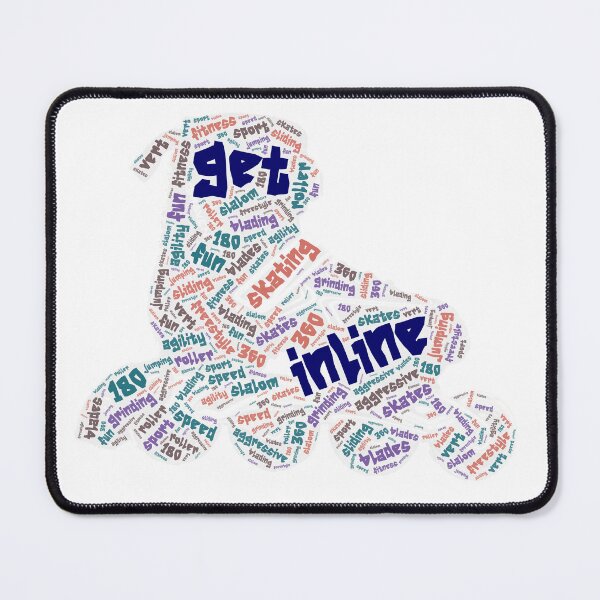 Item preview, Inline Skating Wordcloud for Lighter Backgrounds designed and sold by WordsYouLove.
