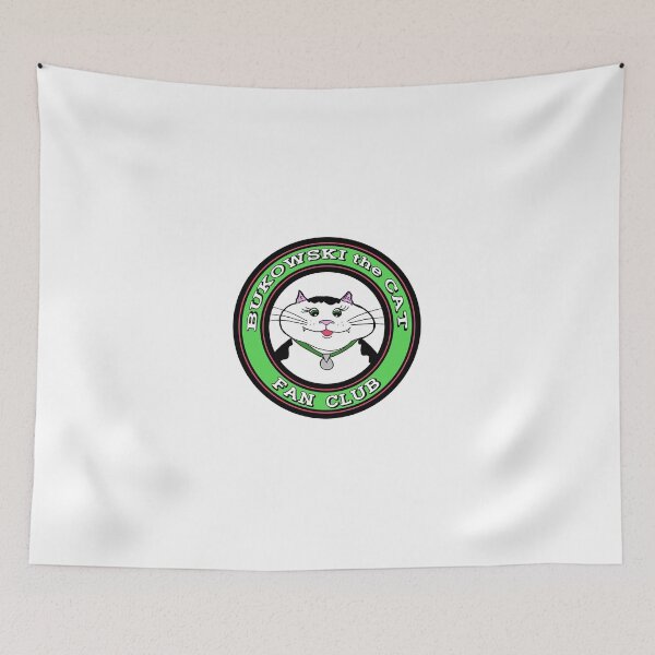 Artikelvorschau, Bukowski The Cat Fan Club Logo entworfen und verkauft von BradyRainMedia.