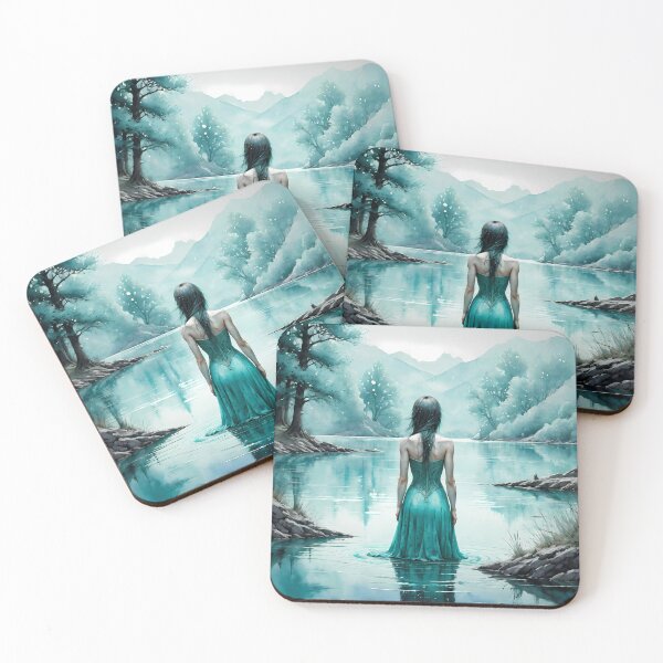 Item preview, Aquatic Lament: Digital Art that Embraces the Hidden Beauty of Waiting designed and sold by Artedig.