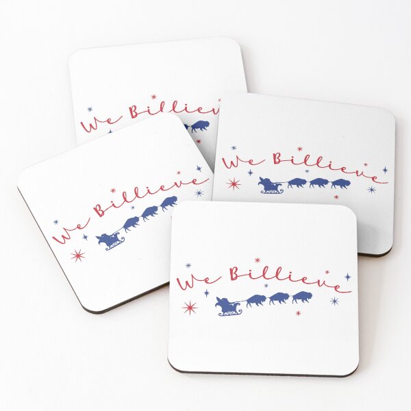 Item preview, We Billieve Santa Sleigh With Buffalo designed and sold by billsmania.