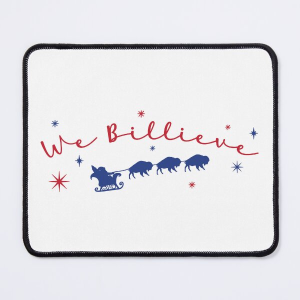 Item preview, We Billieve Santa Sleigh With Buffalo designed and sold by billsmania.
