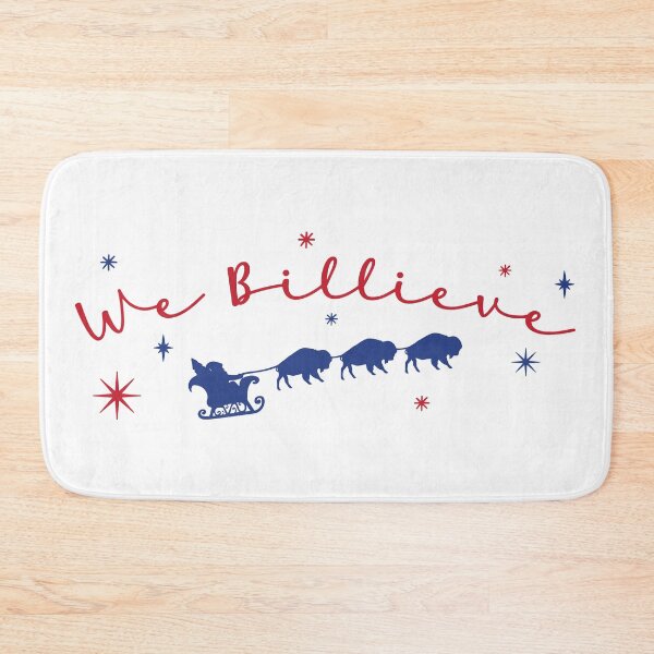 Item preview, We Billieve Santa Sleigh With Buffalo designed and sold by billsmania.